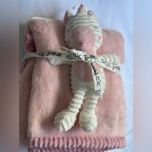 Chickpea plush unicorn blanket